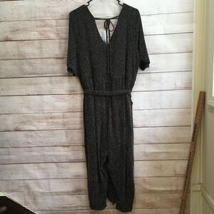 ‎TORRID SHIMMER SURPLICE METALLIC JUMPSUIT